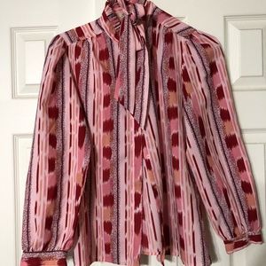 Ruggeri tie blouse, size 12, EUC